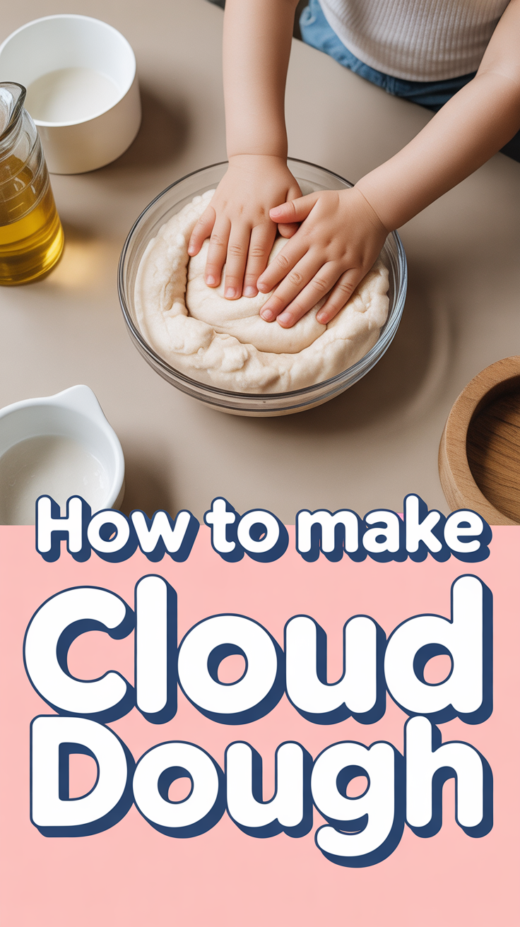 ☁️ How To Make Cloud Dough