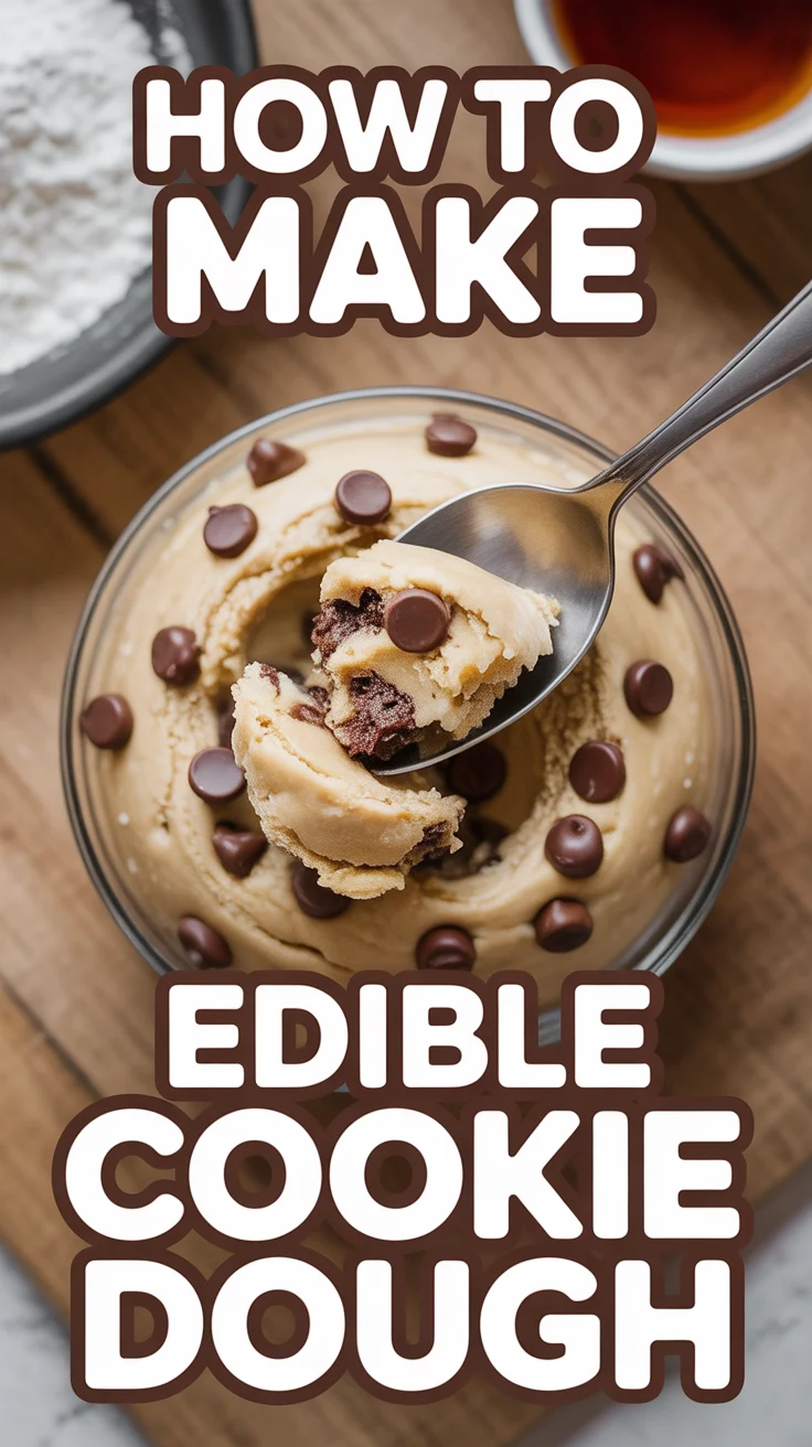 🍪 How To Make Edible Cookie Dough