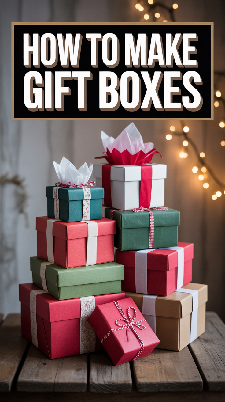 🎁 How To Make Gift Boxes