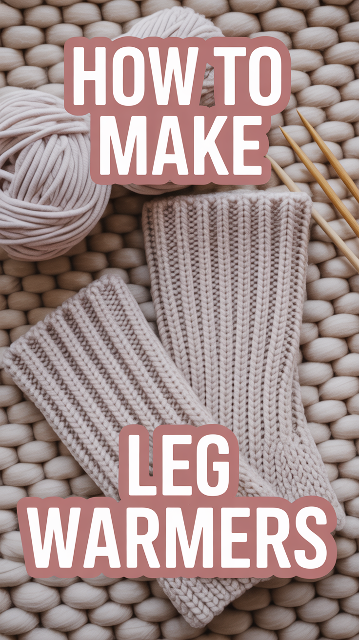 🧦 How To Make Leg Warmers