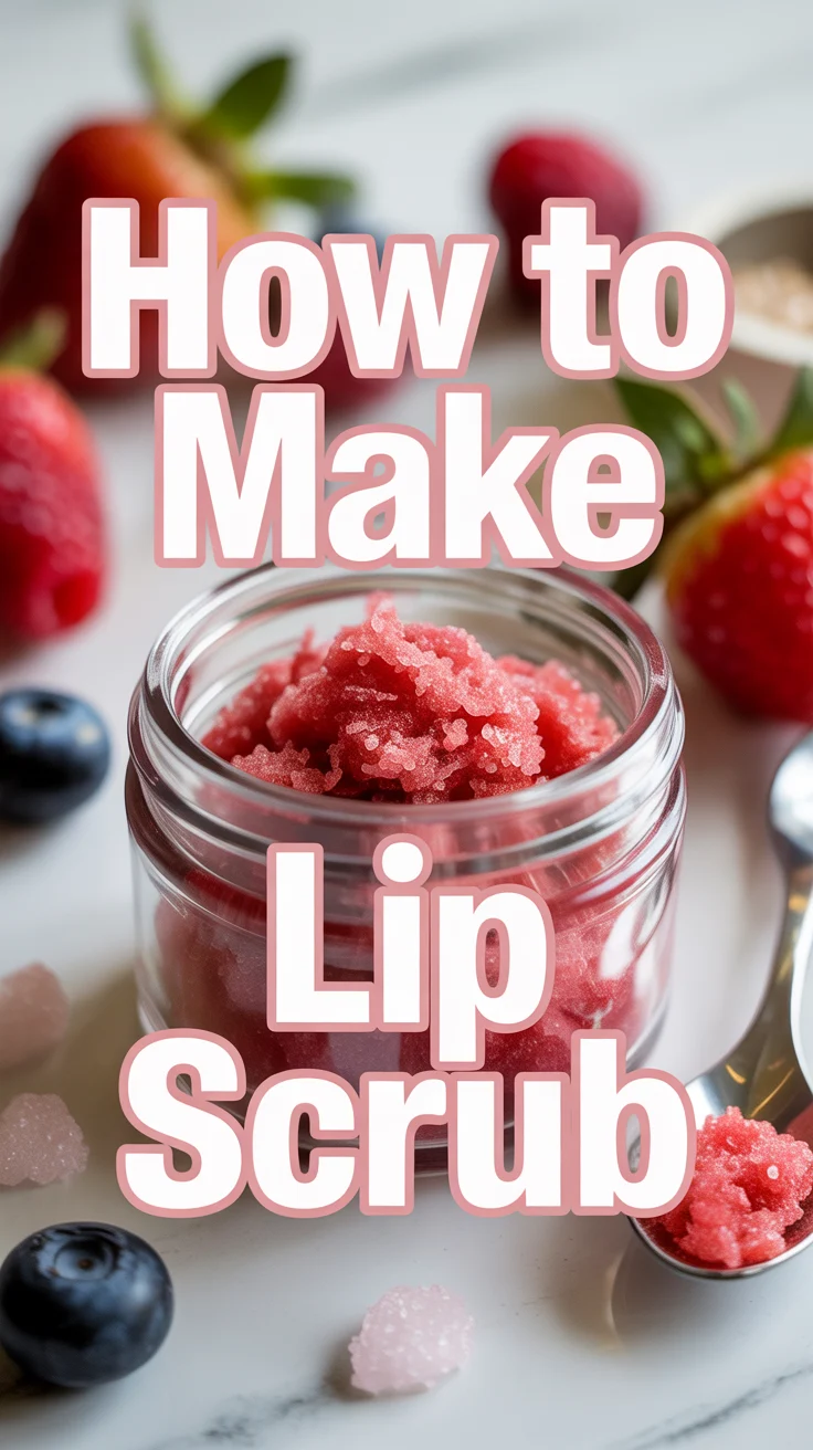 ✨ How To Make Lip Scrub