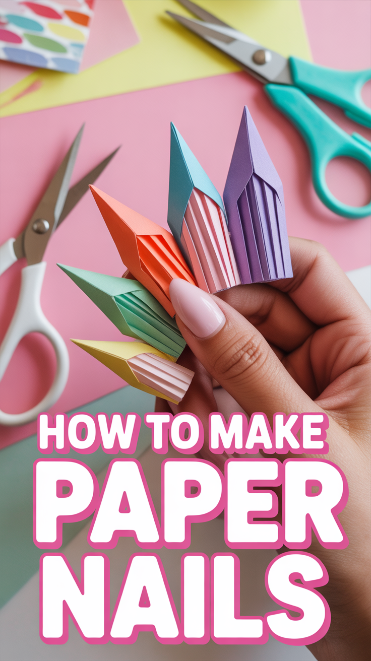 💅 How To Make Paper Nails