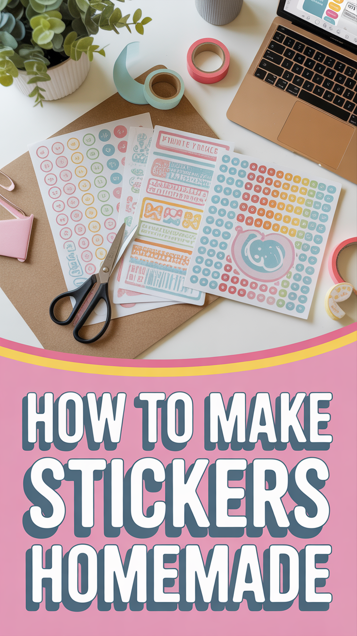 🎨 How To Make Stickers Homemade