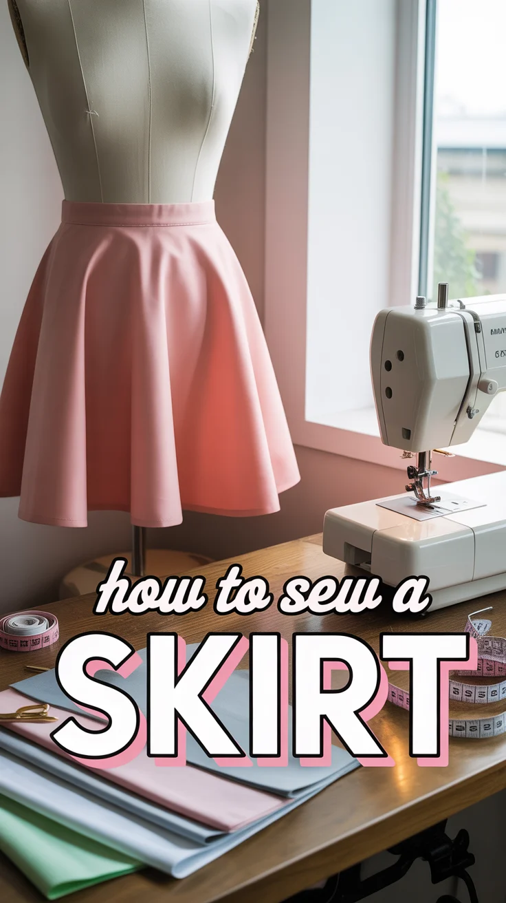 🧵 How To Sew A Skirt