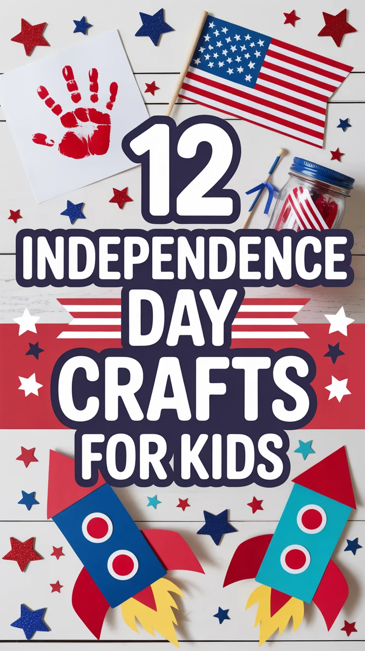 🎆 12 Independence Day Crafts For Kids