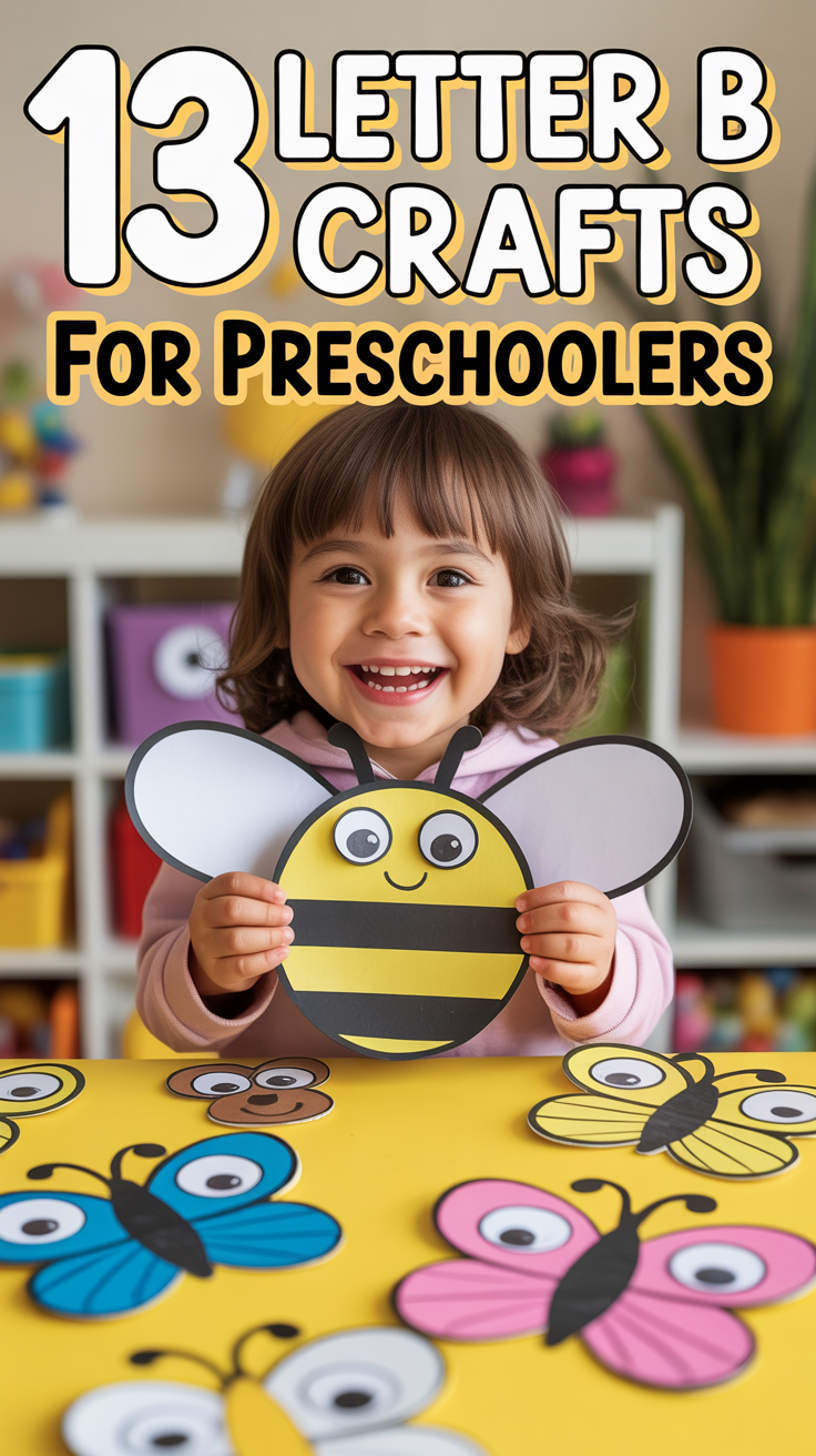 🐝 13 Letter B Crafts For Preschoolers