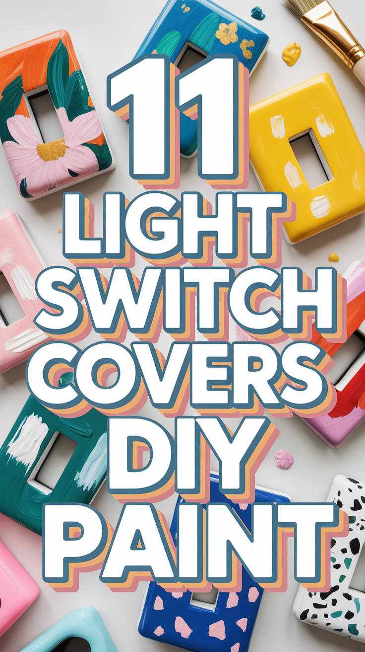 🎨 11 Light Switch Covers DIY Paint