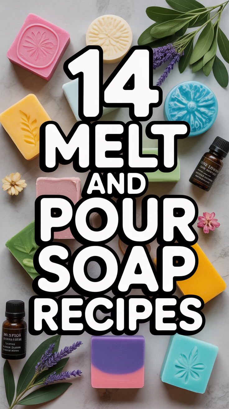 🧼 14 Melt And Pour Soap Recipes