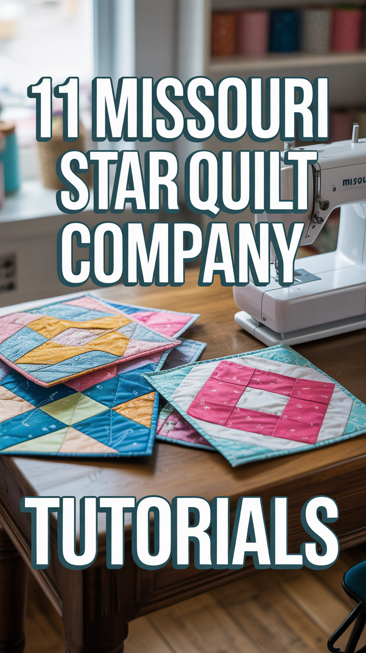 🧵 11 Missouri Star Quilt Company Tutorials