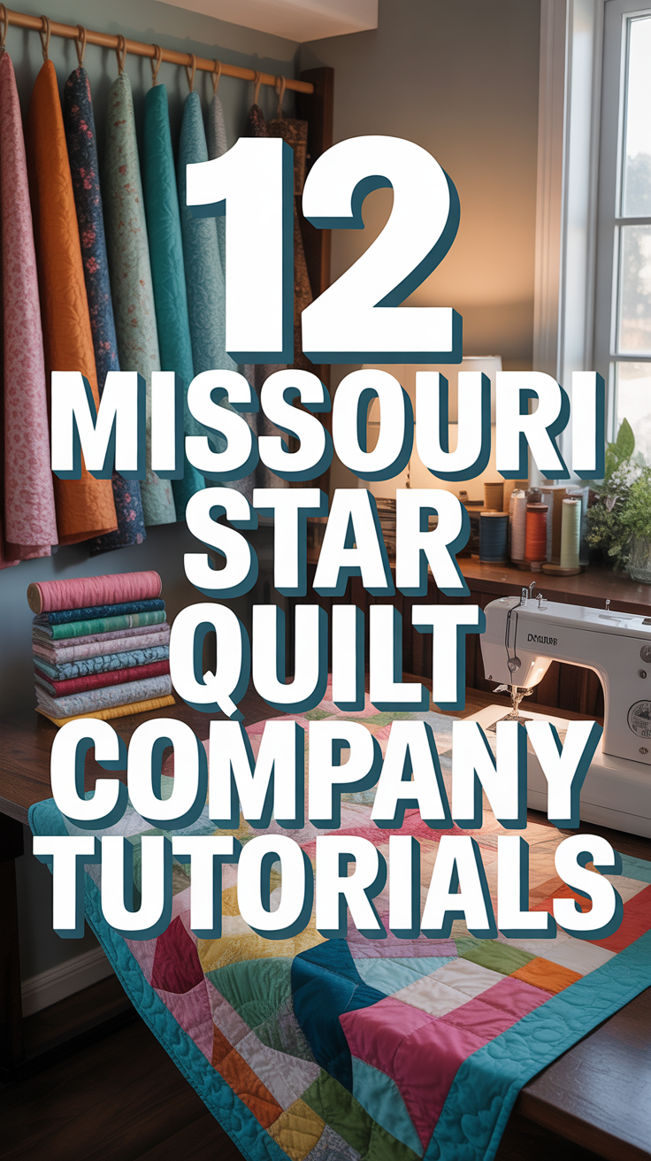 🧵 12 Missouri Star Quilt Company Tutorials