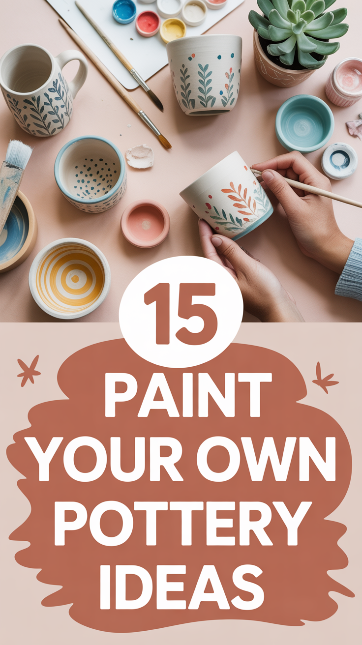 🎨 15 Paint Your Own Pottery Ideas