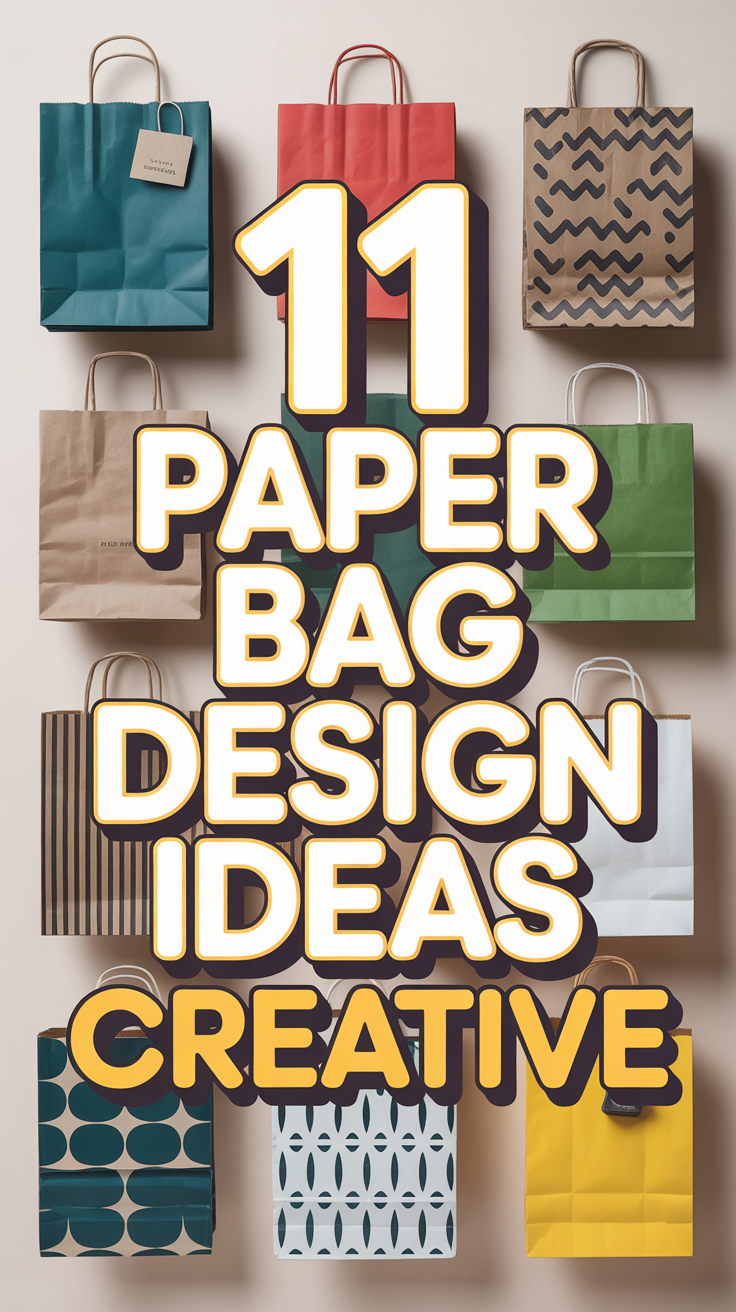 🛍️ 11 Paper Bag Design Ideas Creative