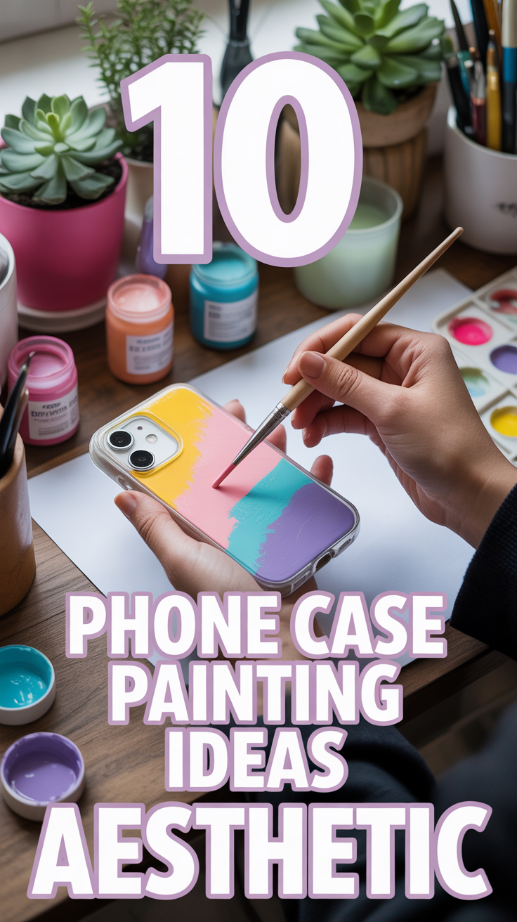🎨 10 Phone Case Painting Ideas Aesthetic