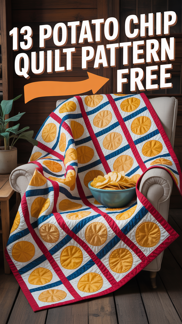 🥔 13 Potato Chip Quilt Pattern Free