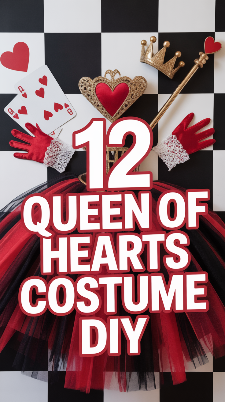 ❤️ 12 Queen Of Hearts Costume DIY