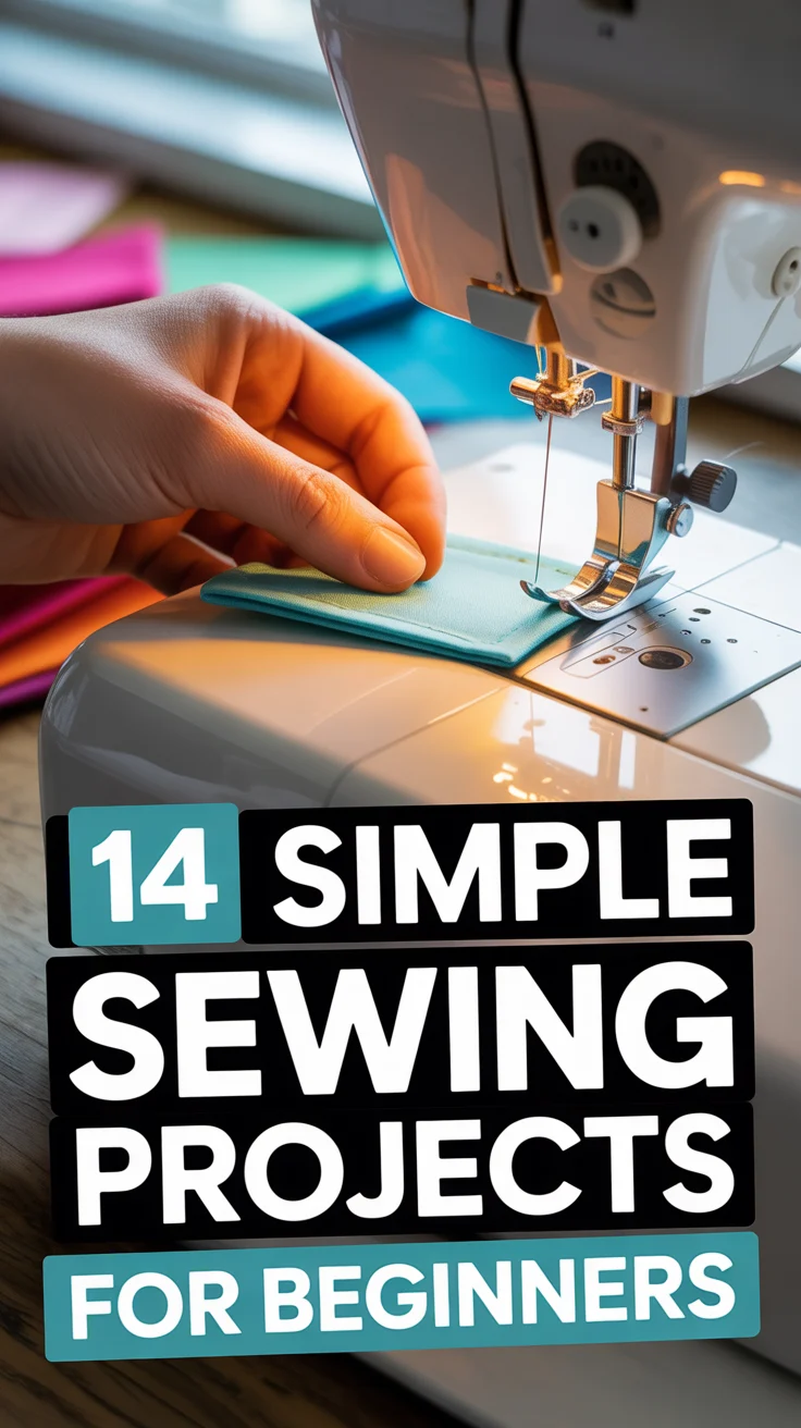 🧵 14 Simple Sewing Projects For Beginners