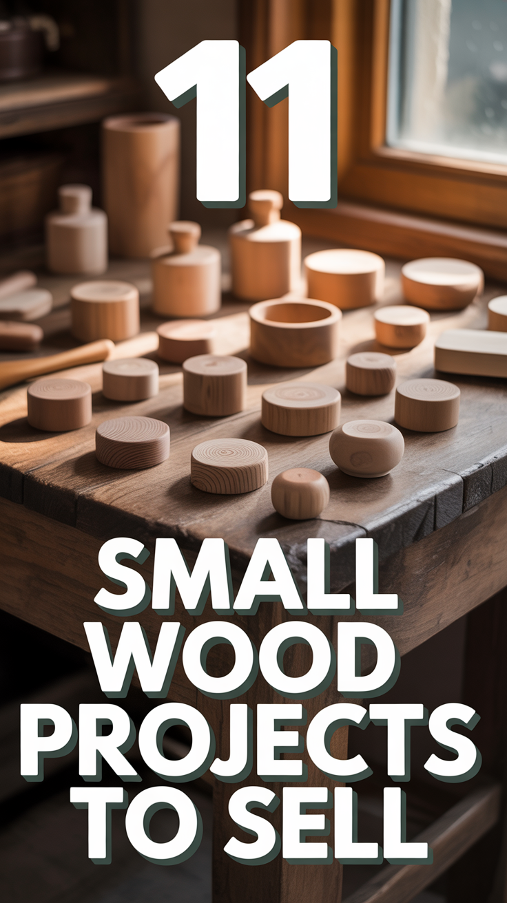 🌳 11 Small Wood Projects To Sell