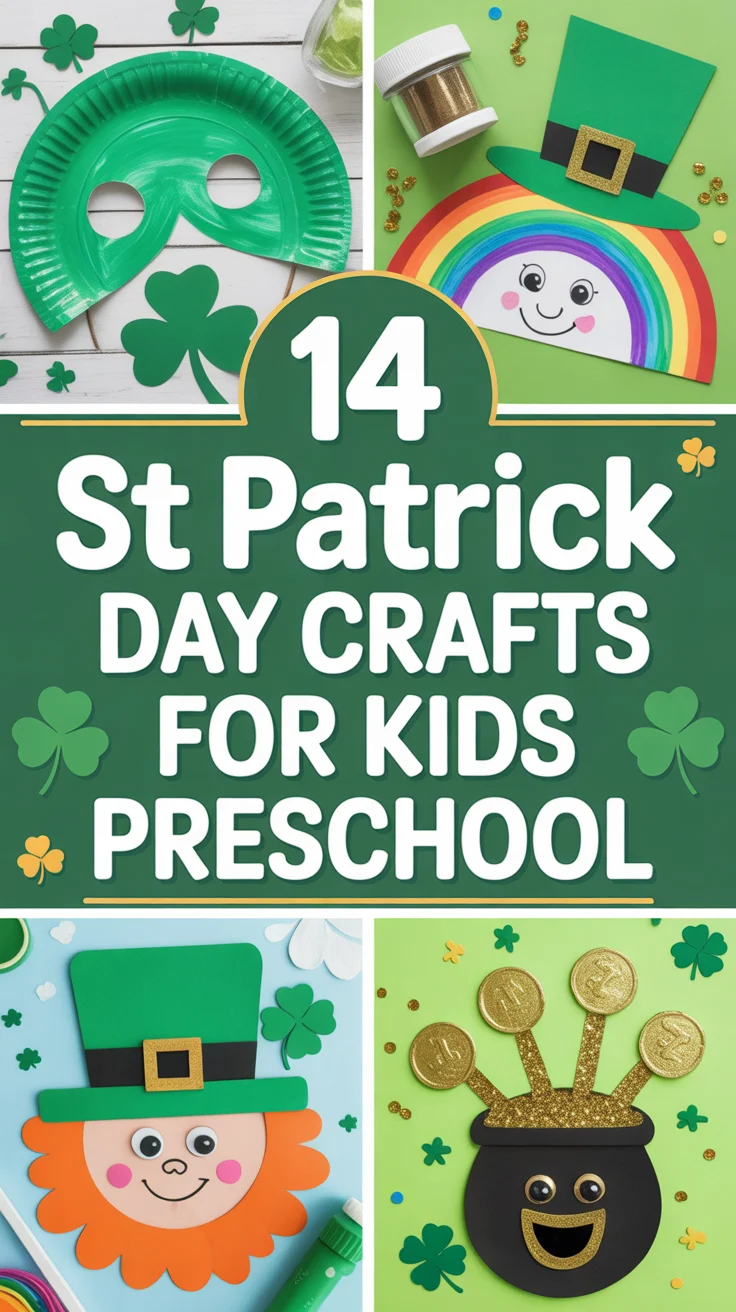🍀 14 St Patrick Day Crafts For Kids Preschool