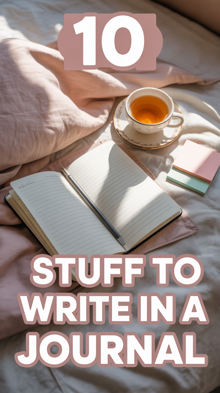 📝 10 Stuff To Write In A Journal