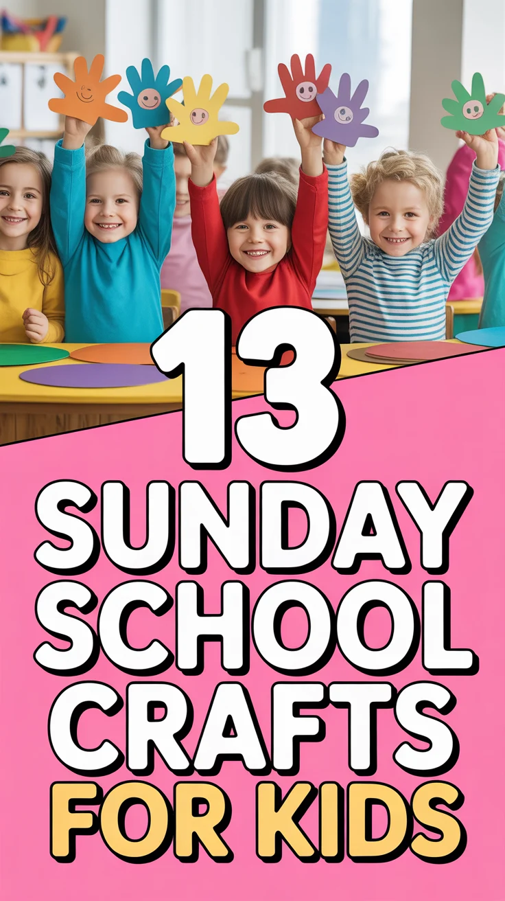 🙏 13 Sunday School Crafts For Kids