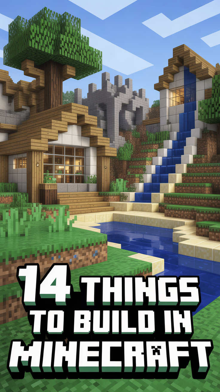 🧱 14 Things To Build In Minecraft