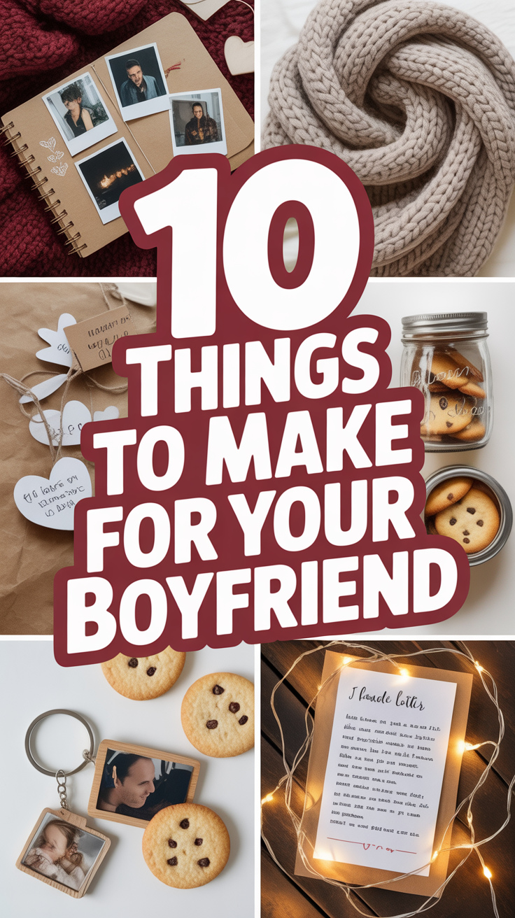 💝 10 Things To Make For Your Boyfriend