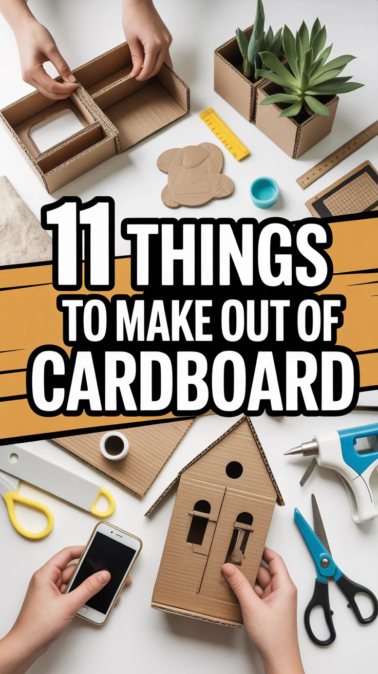 📦 11 Things To Make Out Of Cardboard