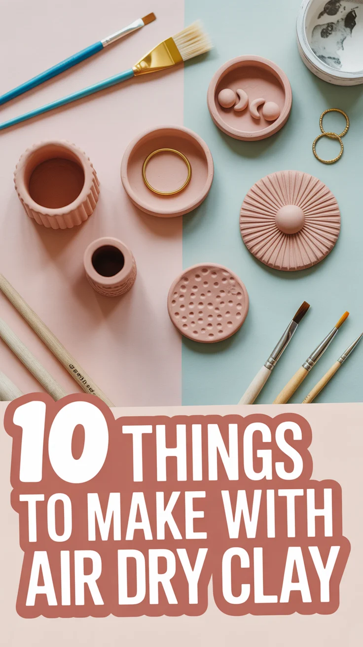 🎨 10 Things To Make With Air Dry Clay