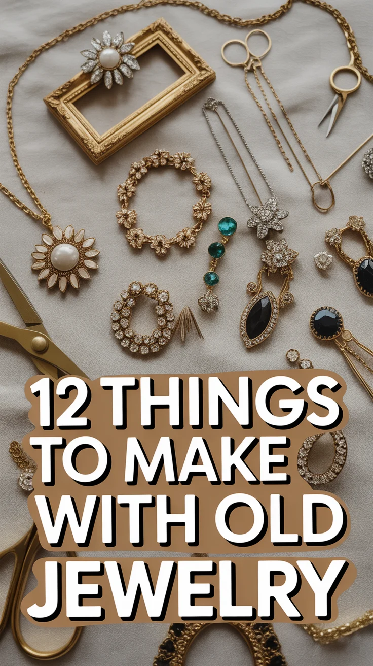 💎 12 Things To Make With Old Jewelry