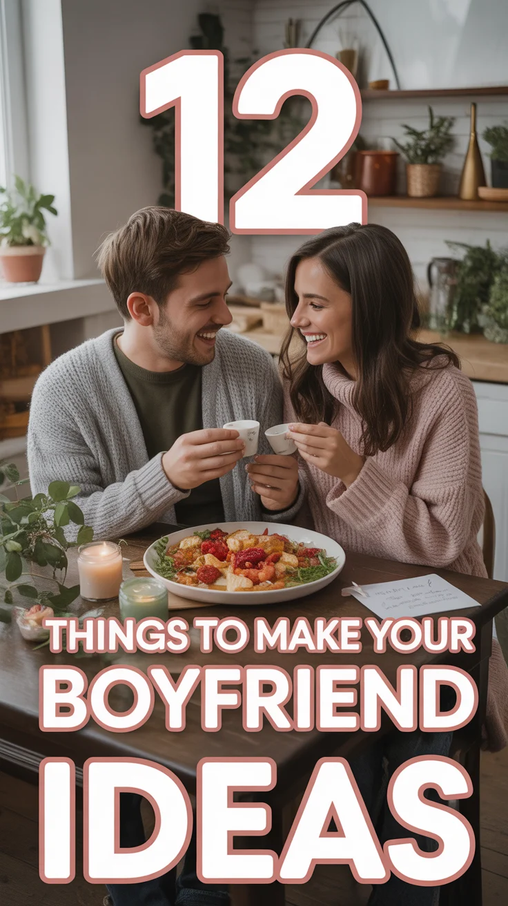 💖 12 Things To Make Your Boyfriend
