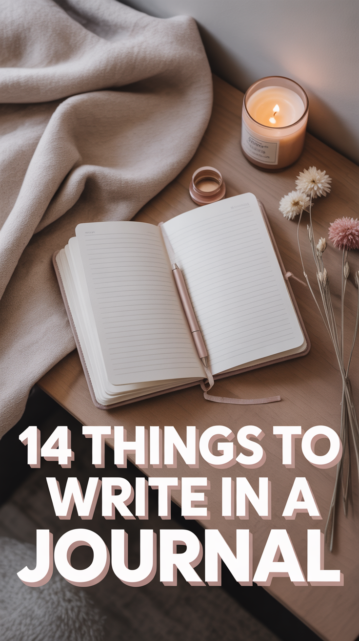 📝 14 Things To Write In A Journal