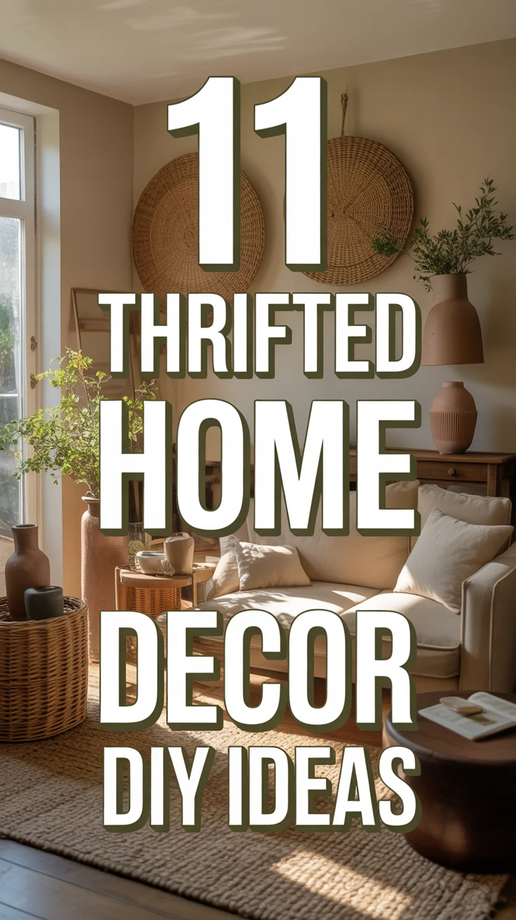 ✨ 11 Thrifted Home Decor DIY Ideas