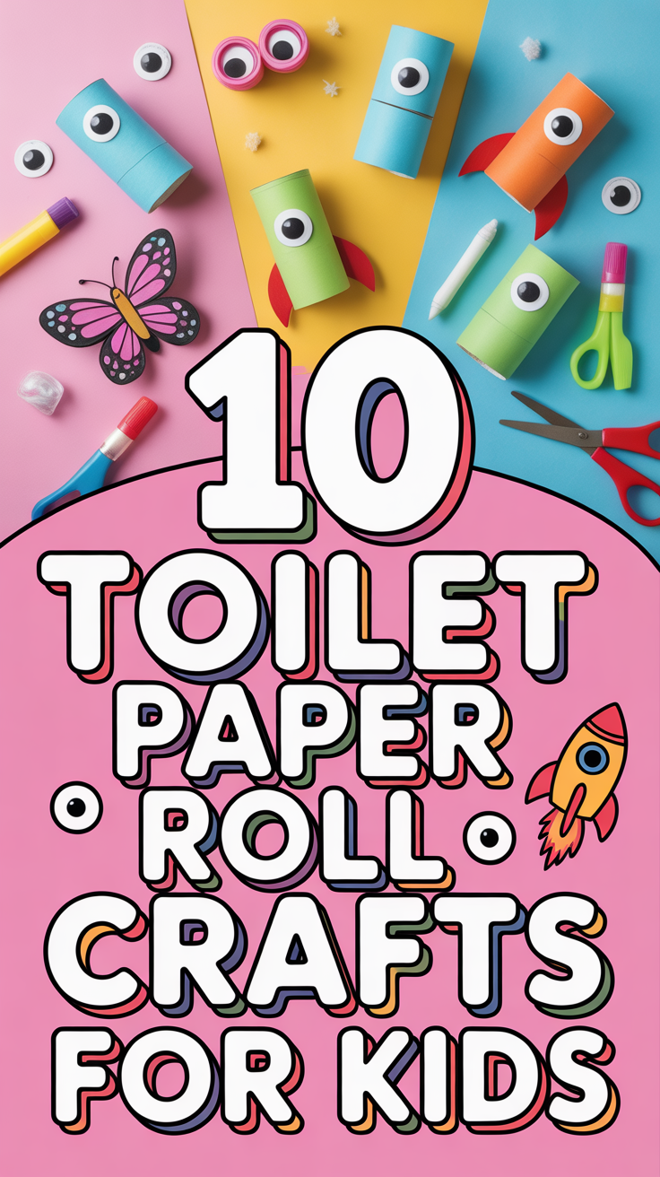 🧻 10 Toilet Paper Roll Crafts For Kids