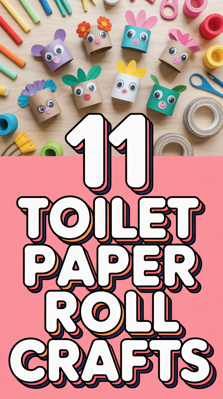 ✨ 11 Toilet Paper Roll Crafts