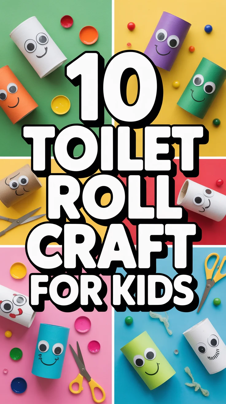 🎨 10 Toilet Roll Craft For Kids