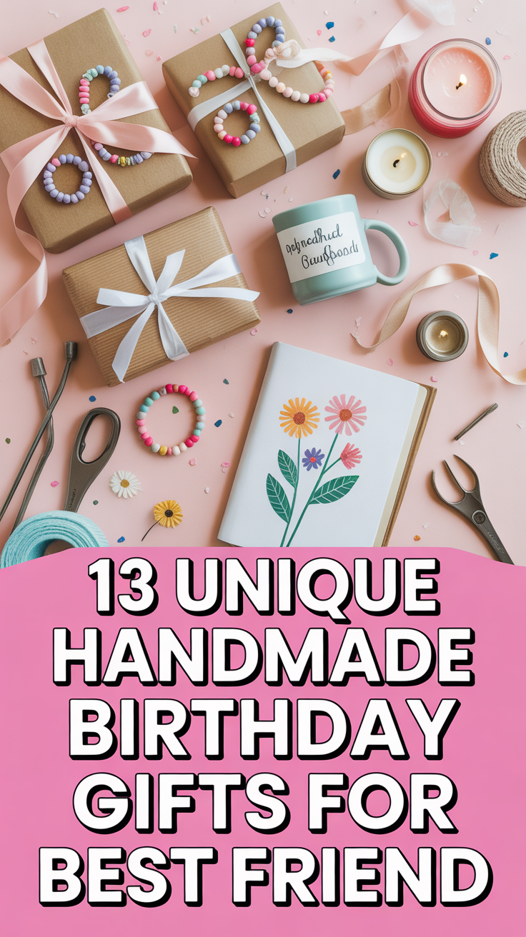 🎁 13 Unique Handmade Birthday Gifts For Best Friend