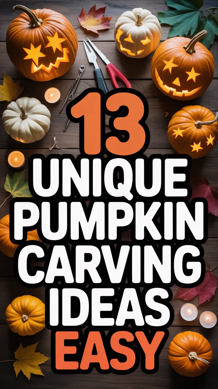 🎃 13 Unique Pumpkin Carving Ideas Easy