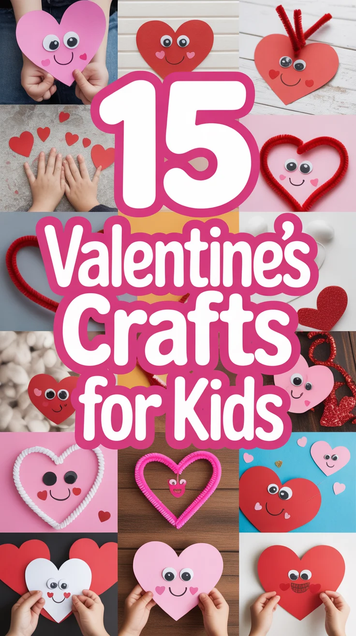 ❤️ 15 Valentines Crafts For Kids