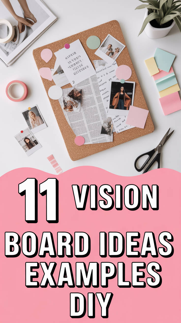 🧠 11 Vision Board Ideas Examples DIY