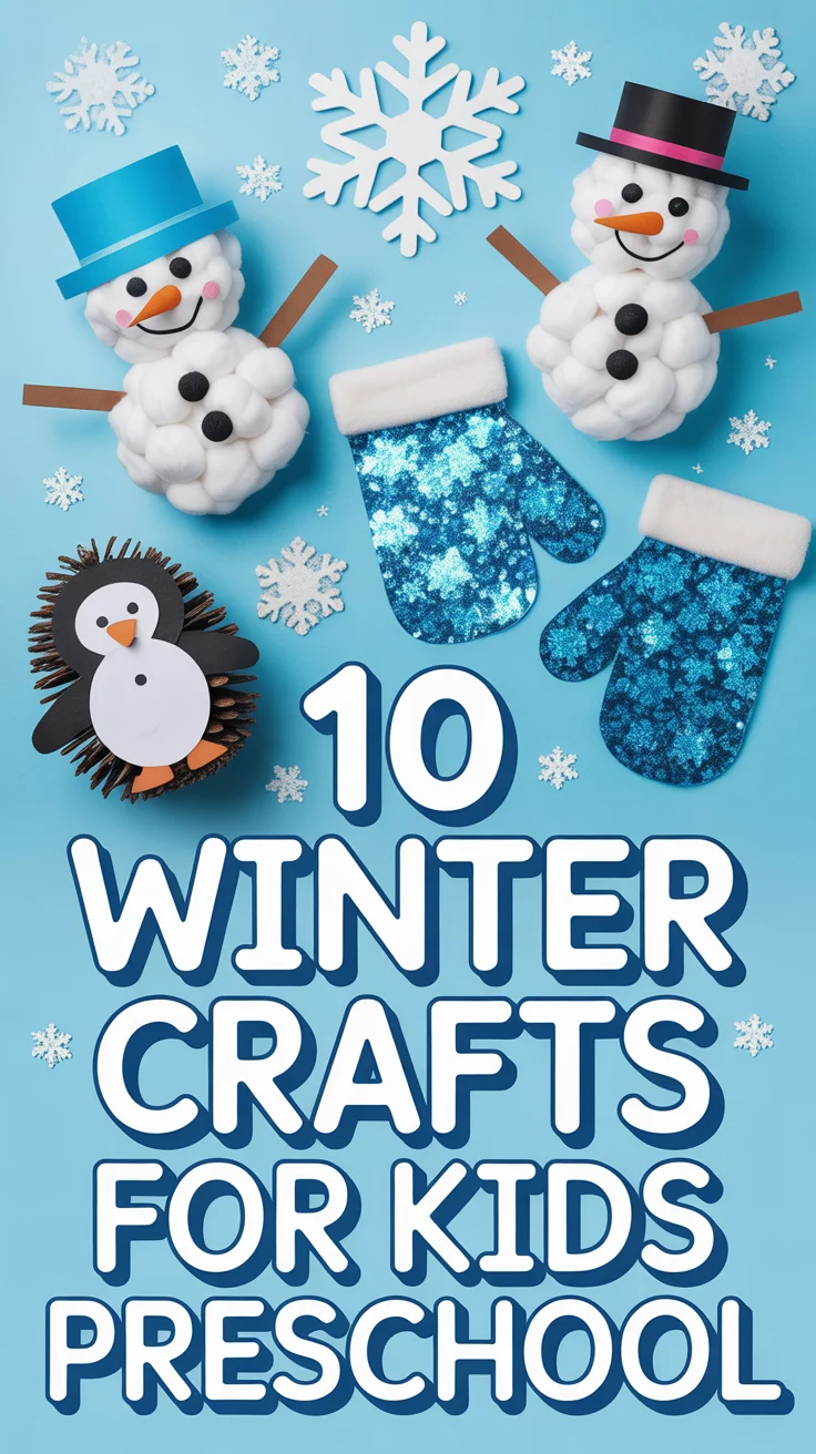 ❄️ 10 Winter Crafts For Kids Preschool