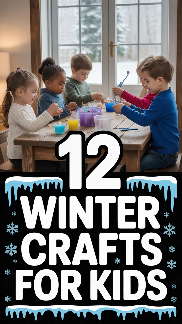 ❄️ 12 Winter Crafts For Kids