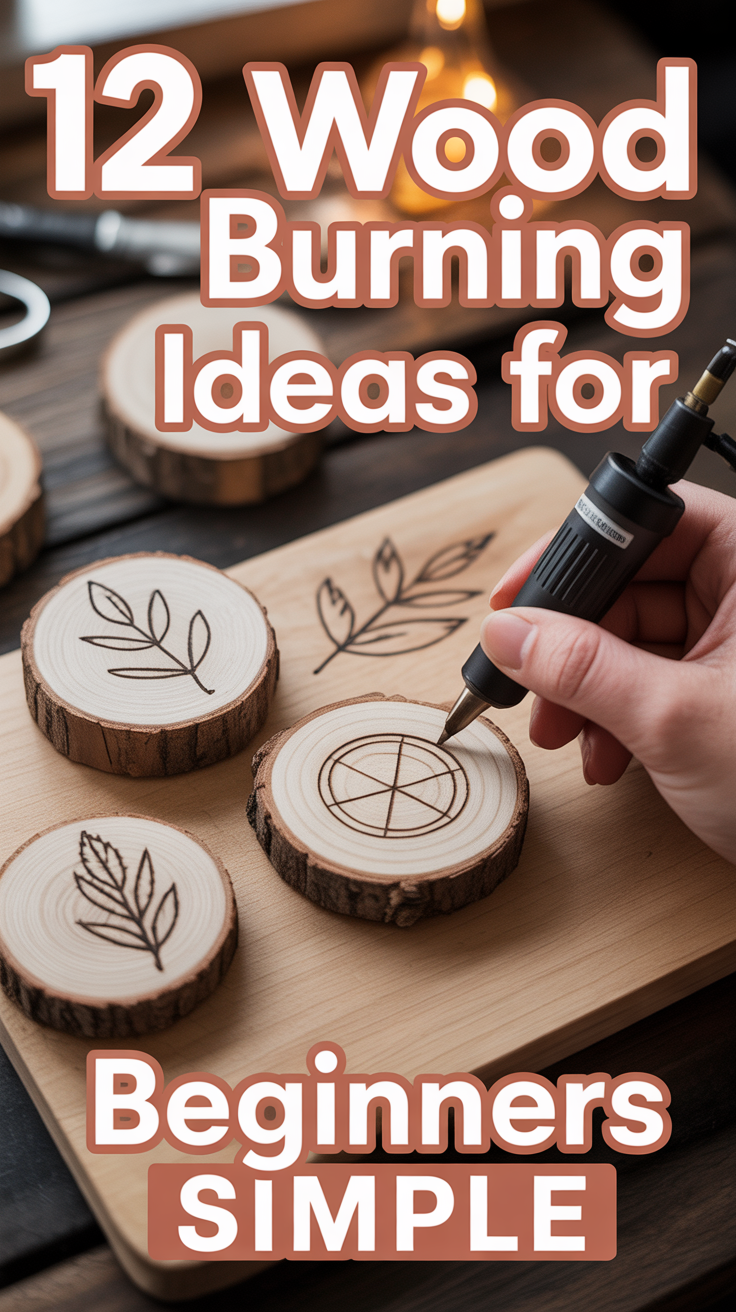 🔥 12 Wood Burning Ideas For Beginners Simple