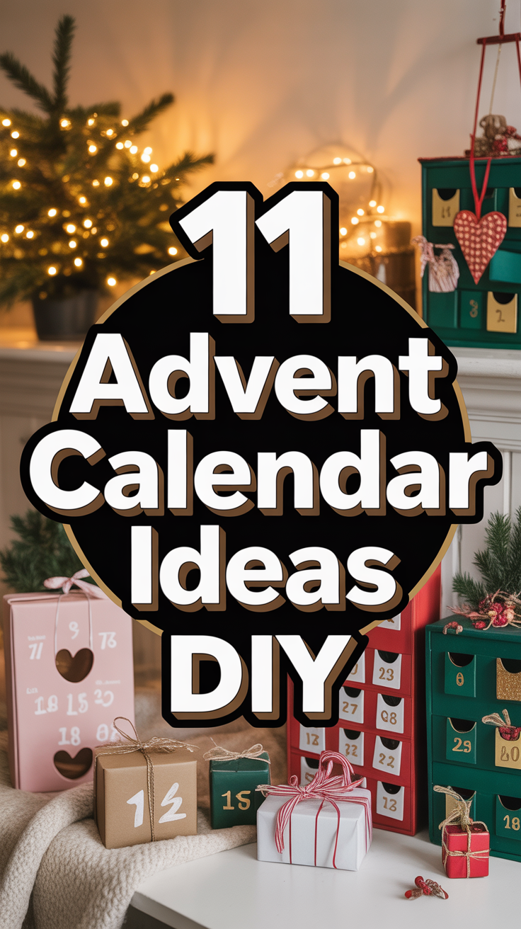 🎁 11 Advent Calendar Ideas DIY
