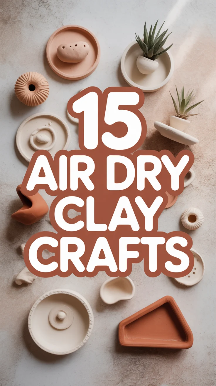 🏺 15 Air Dry Clay Crafts
