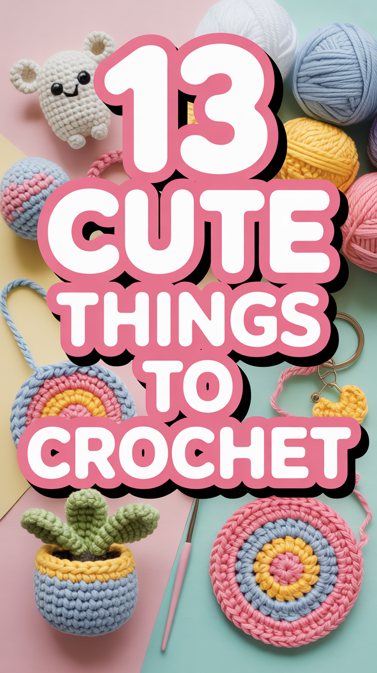 🧶 13 Cute Things To Crochet