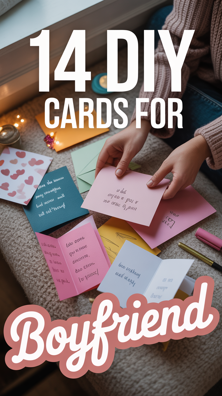 ❤️ 14 DIY Cards For Boyfriend