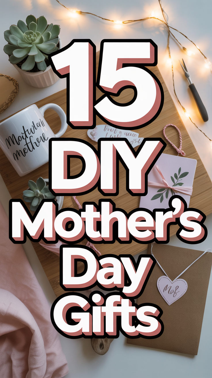 💐 15 DIY Mothers Day Gifts