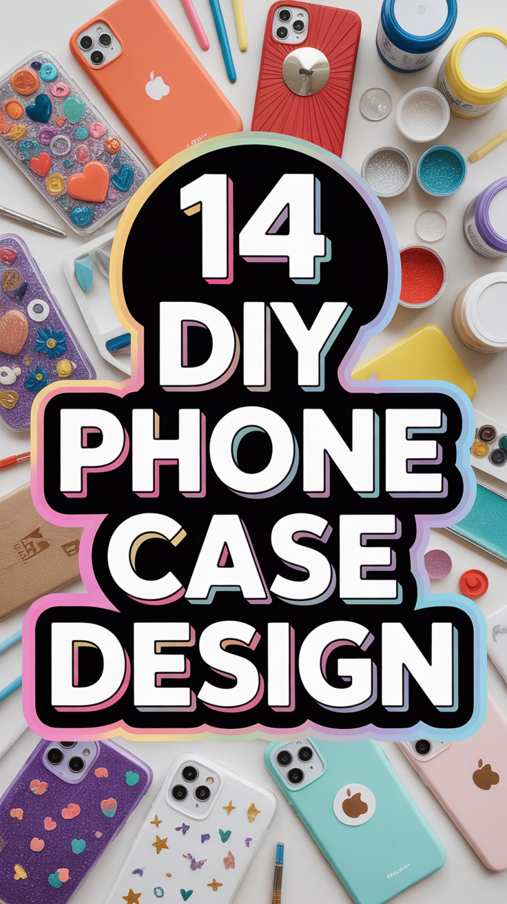 ✨ 14 DIY Phone Case Design