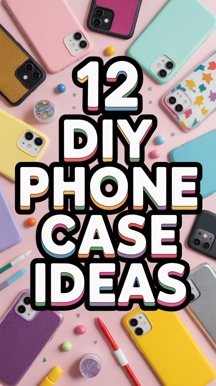 ✨ 12 DIY Phone Case Ideas