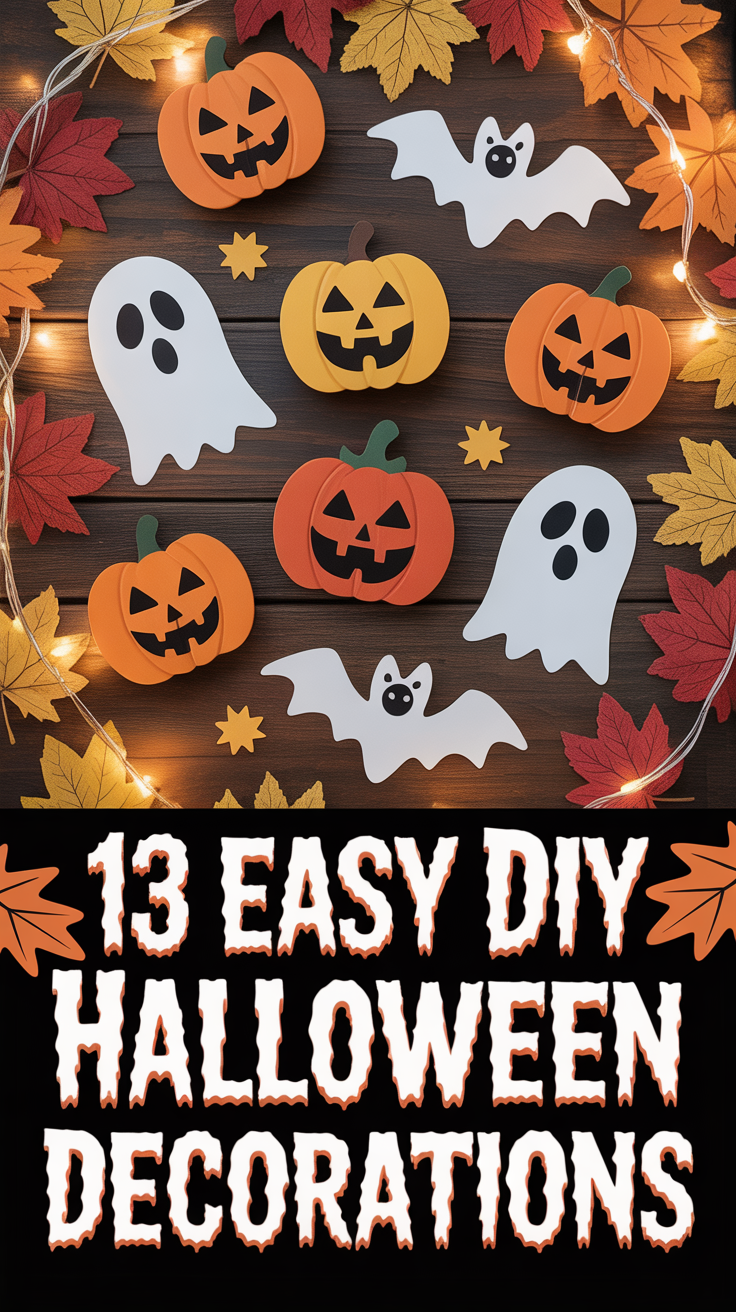 🎃 13 Easy DIY Halloween Decorations